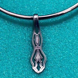 Vintage flatware pendant